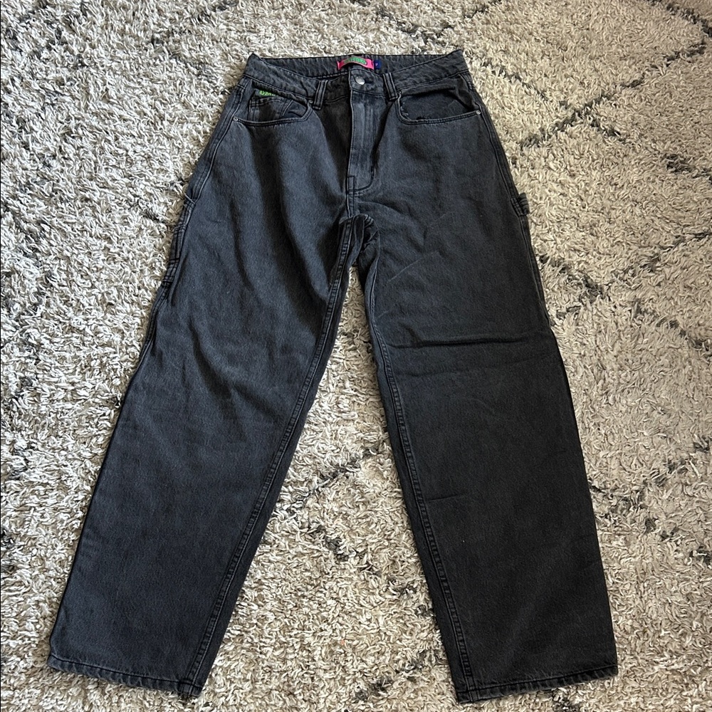 Empyre Relaxed Fit Black Jeans for Women